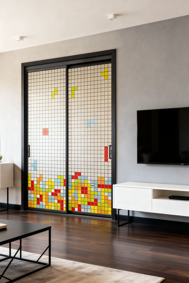 马列维奇推拉门